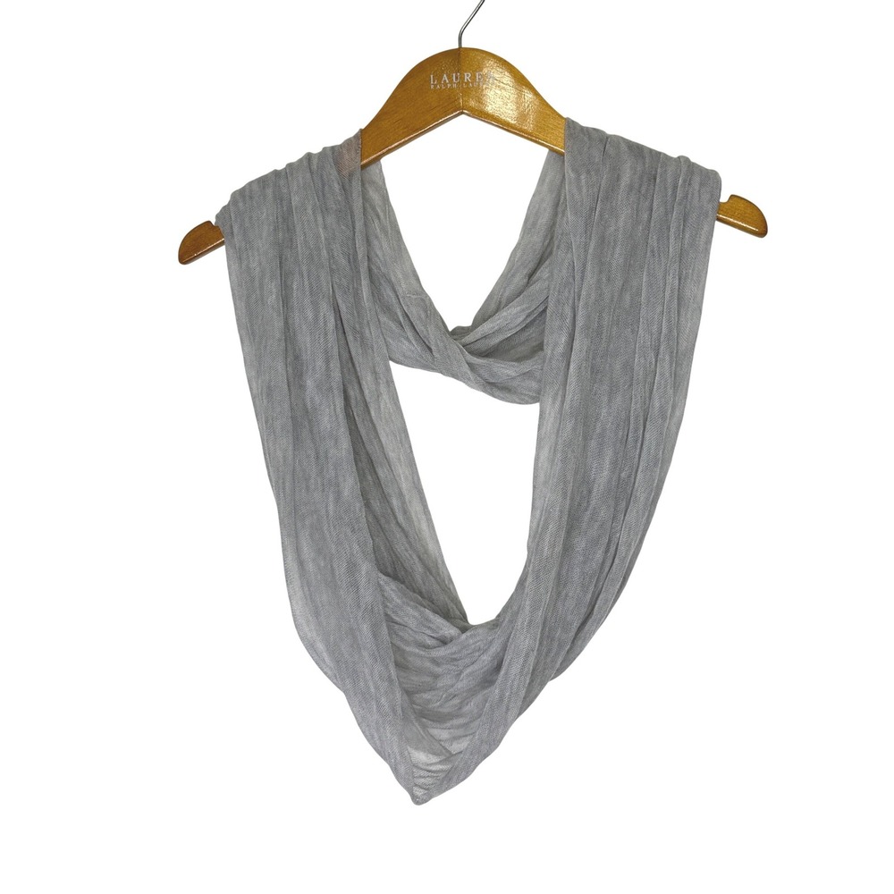 Restoration Hardware Cashmere Gossamer‎ Infinity Scarf Gray